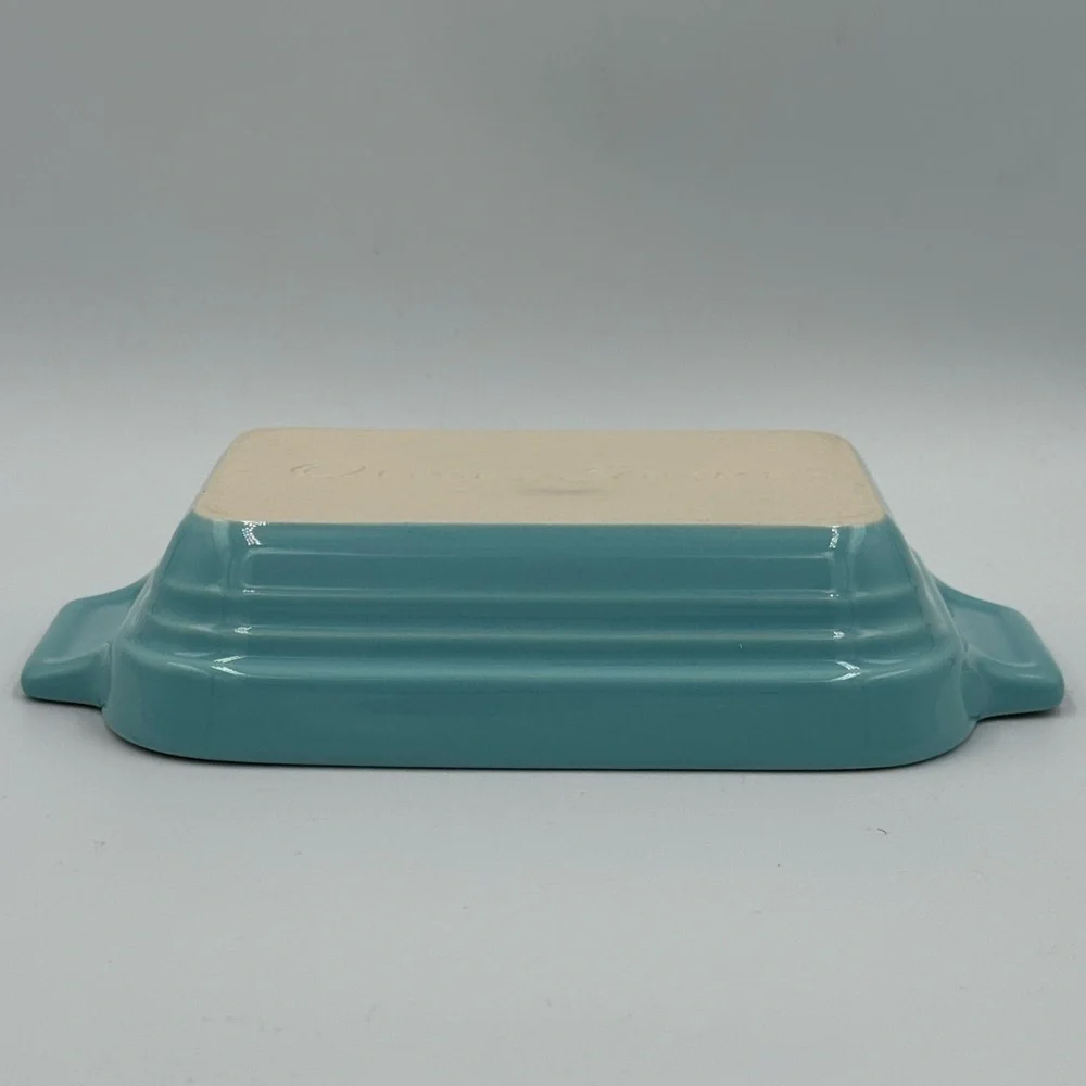 Olive & Thyme And Well Equipped Kitchen Teal Rectangular Stoneware Baking Dish